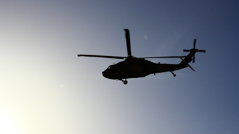 Военный вертолёт разбился в Грузии, пилот погиб