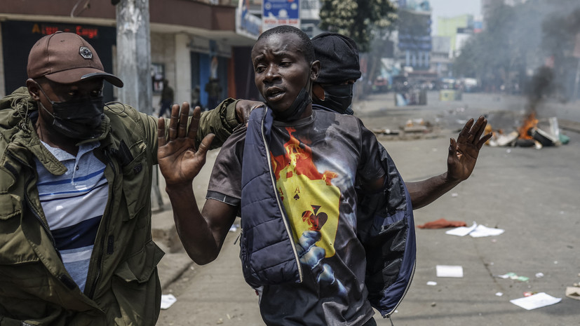 В крупных городах Кении снова начались протесты из-за повышения налогов