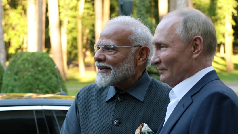Путин и Моди приехали на выставку «Россия» на ВДНХ