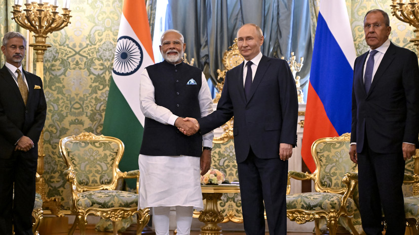 Путин и Моди обсудили использование платёжных систем России и Индии