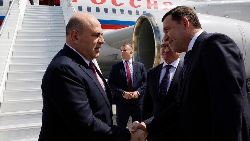 Куйвашев рассказал Мишустину о достижениях Свердловской области