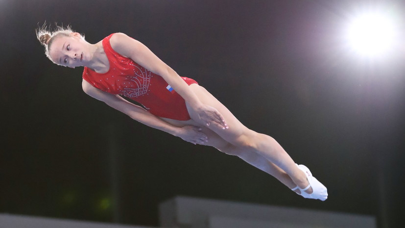 С прицелом на олимпийскую медаль: отобравшаяся на Игры батутистка Бладцева стала победительницей Кубка мира