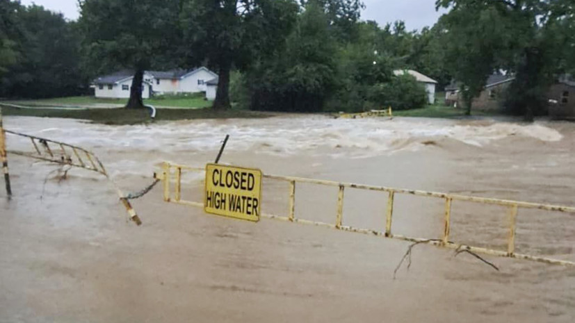 В Арканзасе произошло сильное наводнение