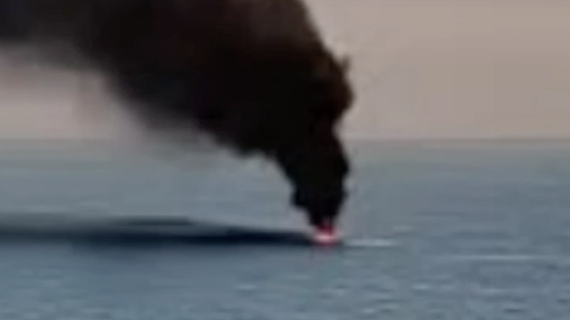 Минобороны показало кадры уничтожения катеров ВСУ в Чёрном море