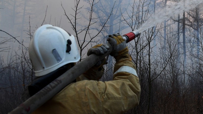 К тушению лесных пожаров в ХМАО привлекли специалистов из Тюмени