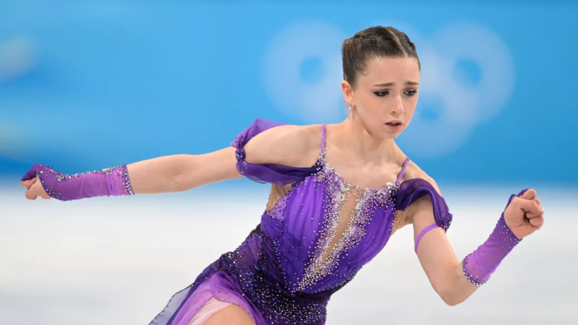 Валиева впервые вышла на лёд после дисквалификации