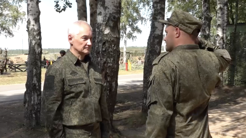 Белоусов проверил подготовку военных на полигоне Ленинградского военного округа