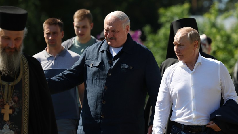Путин и Лукашенко продолжают неформальное общение на Валааме