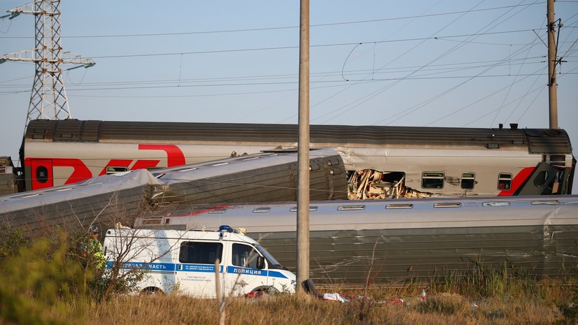 В результате ЧП с поездом в Волгоградской области пострадали 52 человека