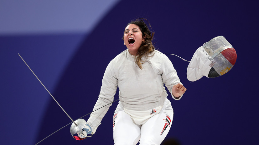 Беременная фехтовальщица выступила на Олимпиаде в Париже