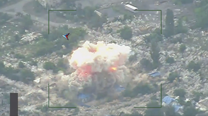 Уничтожение командного пункта 63-й механизированной бригады ВСУ в Красном Лимане — видео
