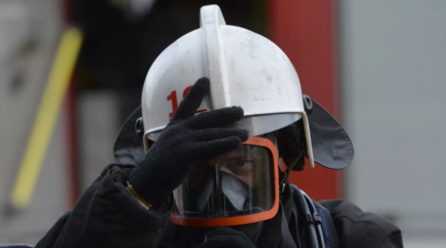 В Москве при тушении пожара пострадали два сотрудника МЧС
