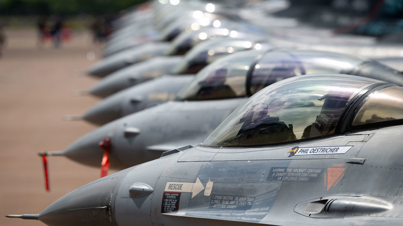 NYP: число поставляемых Украине F-16 ограничено нехваткой пилотов