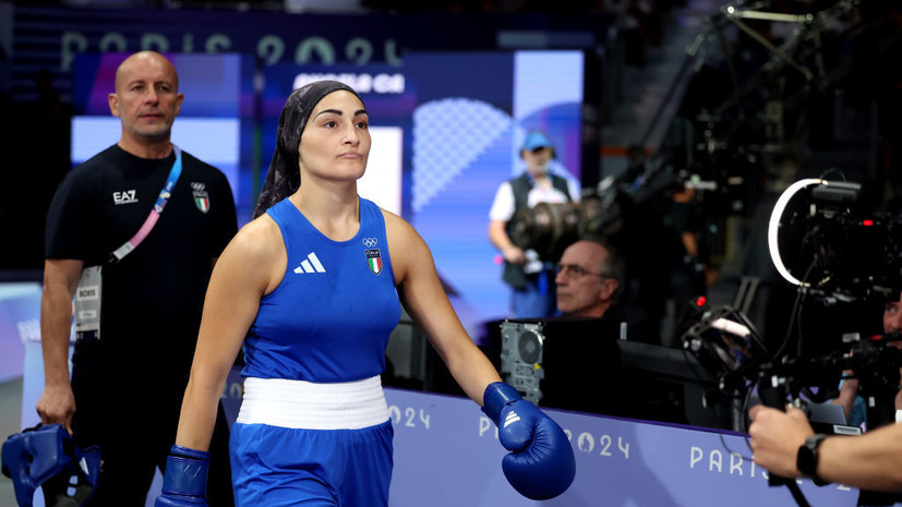 Итальянская боксёрша на ОИ снялась с боя против алжирки, провалившей гендерный тест