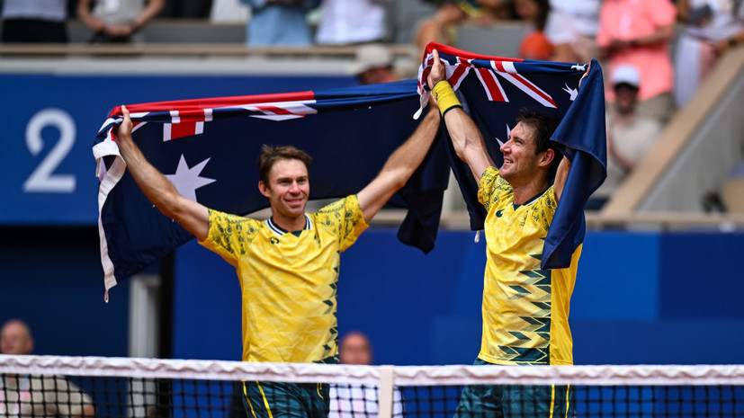 Австралийцы Эбден и Пирс выиграли теннисный олимпийский турнир в паре