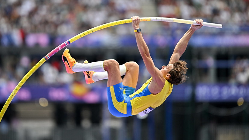 Дюплантис завоевал золото Олимпиады в прыжках с шестом