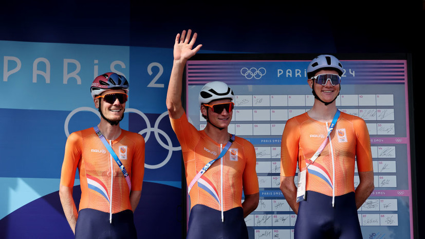 Велогонщики из Нидерландов установили мировой рекорд в командном спринте на ОИ