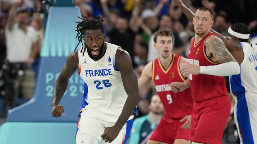 Сборная Франции по баскетболу вышла в финал Олимпийских игр