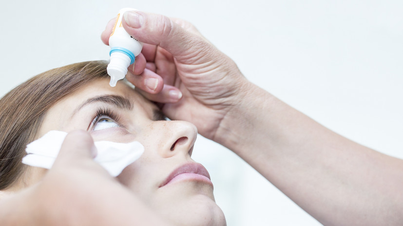 Врач Долгопольская рассказала об особенностях использования антисептических глазных капель