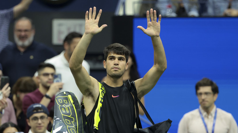 Алькарас проиграл ван де Зандсхулпу во втором круге US Open