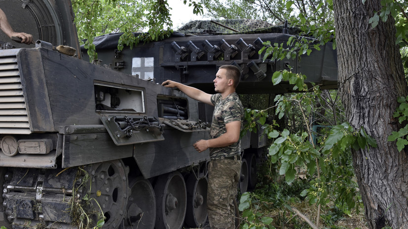 «Военная хроника» заявила об уничтожении танков Leopard в Курской области