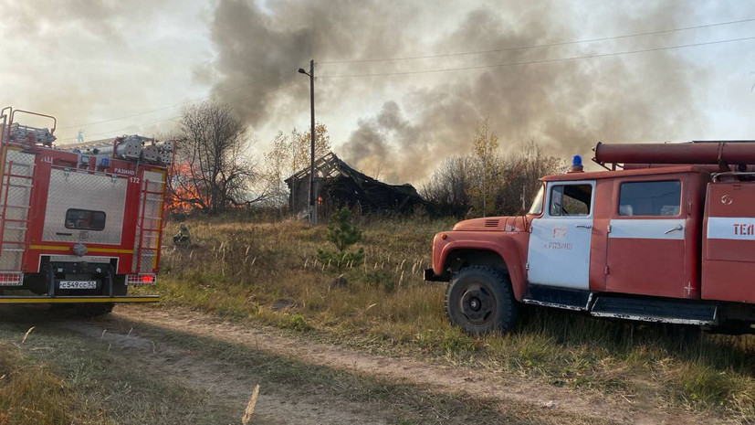 В Нижегородской области сгорели восемь домов