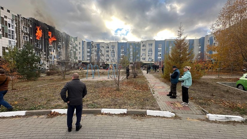 Дрон ВСУ атаковал многоквартирный дом в Белгороде