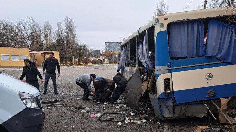 Число погибших при атаке ВСУ на автобус в Новой Каховке возросло до четырёх