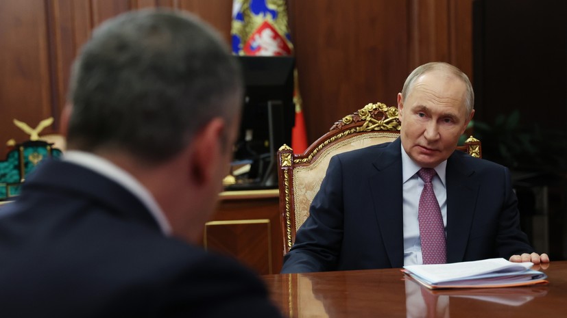 Путин — на встрече с Хинштейном: в Курской области нужно кризисное управление