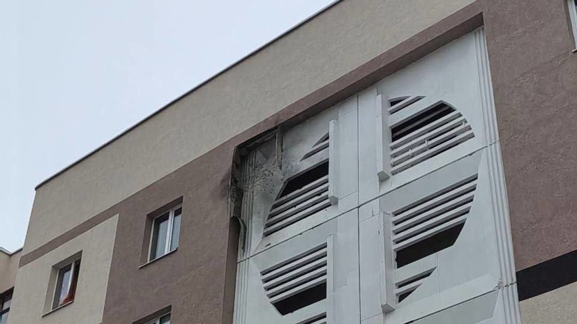 Гладков: дрон ВСУ атаковал многоэтажку в белгородском Шебекино