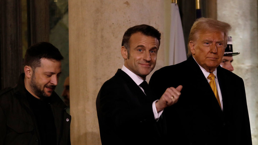 Reuters: Трамп вёл себя дружелюбно на встрече с Зеленским и Макроном