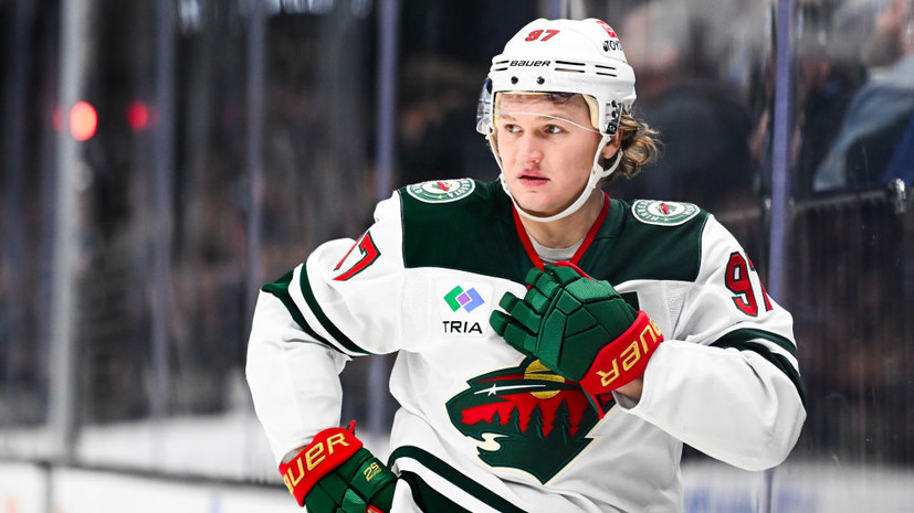 Капризова признали третьей звездой дня в НХЛ