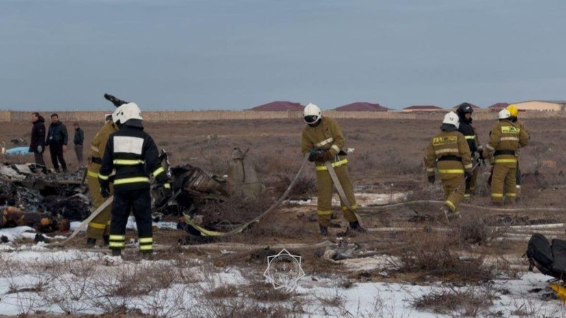 Девять россиян выжили, семь погибли при крушении самолёта близ Актау