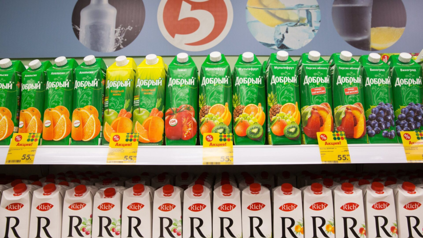 В Москве нарастили производство соков и безалкогольных напитков в 2024 году