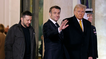 Зеленский заявил, что обсуждал с Трампом и Макроном заморозку конфликта