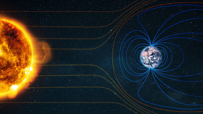На Земле началась слабая магнитная буря