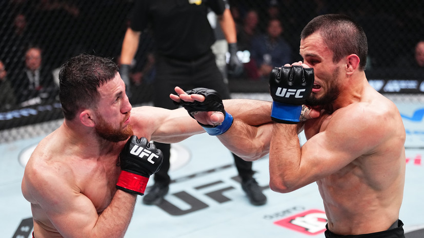 UFC опубликовал судейские записки боя Двалишвили — Нурмагомедов