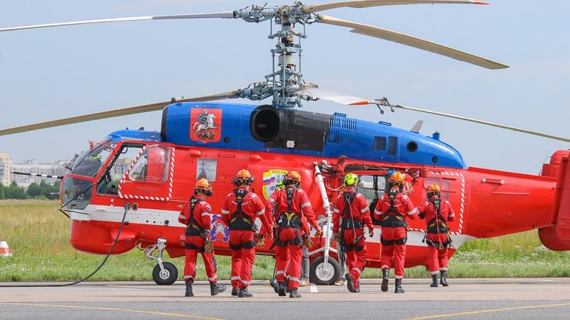 В Москве экипажи авиацентра спасли более 530 человек в 2024 году