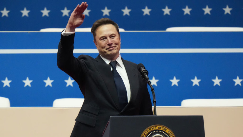 Newsweek: в ФРГ на стену завода Tesla вывели фото Маска с вытянутой вперёд рукой