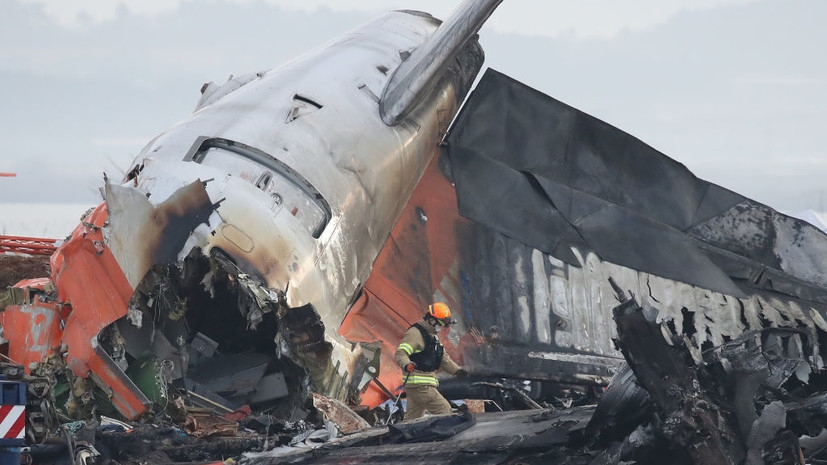 Южная Корея уберёт бетонные барьеры у ВПП после инцидента с самолётом