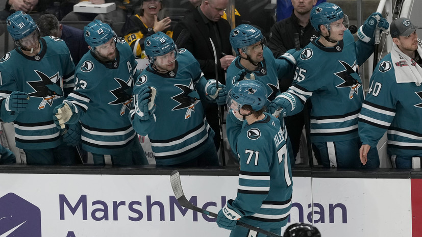 «Сан-Хосе» прервал серию из шести поражений в НХЛ, победив «Питтсбург», у Аскарова — 29 сейвов