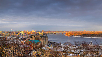 Зимняя панорама Киева