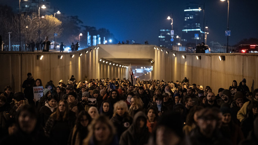 В Тбилиси начался антиправительственный митинг