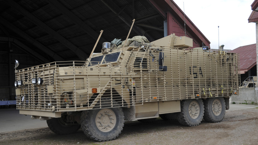 Российские бойцы захватили бронетранспортёр ВСУ Mastiff