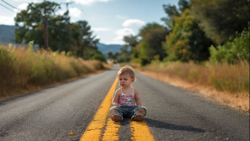Водитель в Подмосковье рассказал детали ситуации с младенцем на обочине