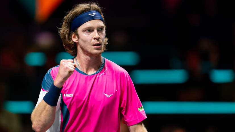 Рублёв вышел в 1/4 финала турнира ATP в Дохе