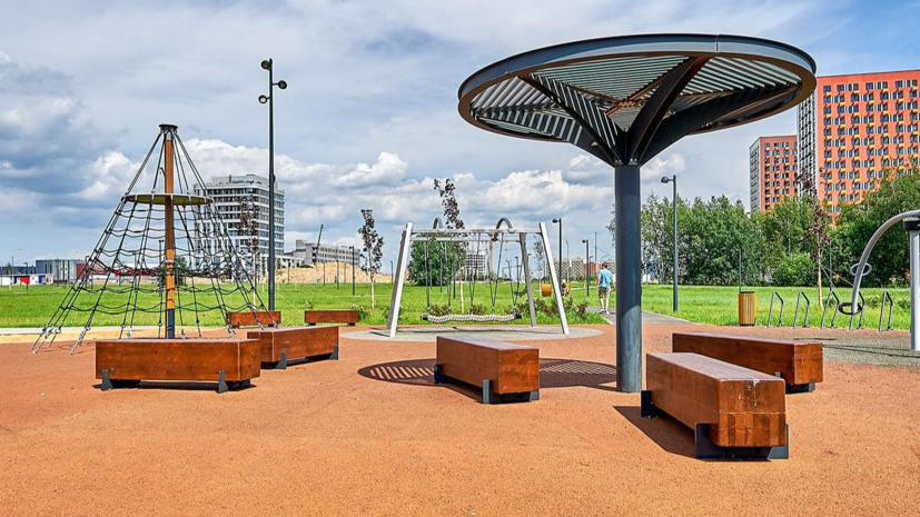 В индустриальном парке «Руднево» благоустроили ещё один участок