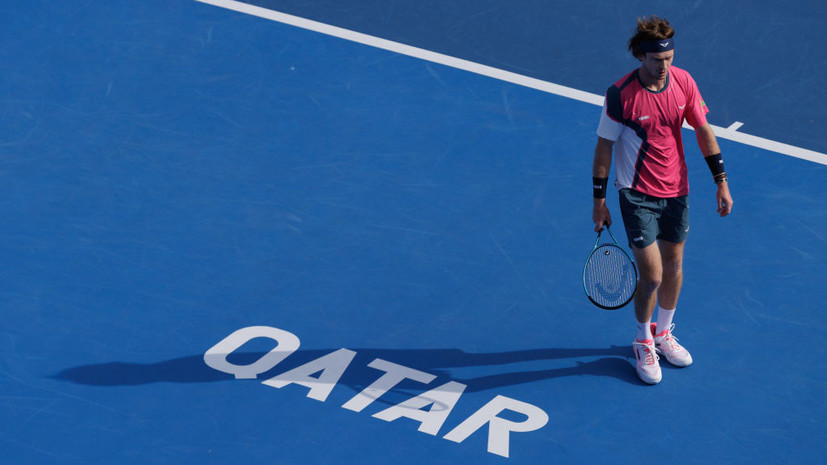 Рублёв — о победе на турнире в Дохе: удалось всё отпустить и заиграть лучше