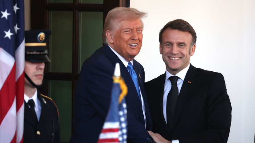 BFMTV: Макрон по просьбе Зеленского уговорил Трампа принять его в Вашингтоне