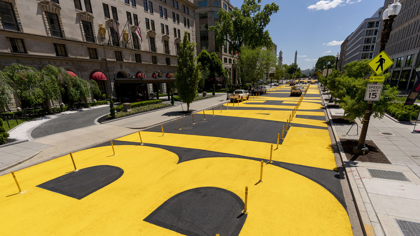 Вашингтон уберёт надпись «Black Lives Matter» возле Белого дома